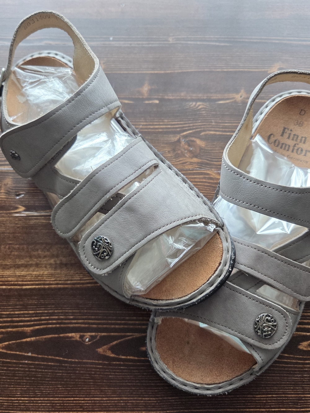 Finn Comfort Tan Leather Comfort Shoes – Size 38 | Excellent Condition